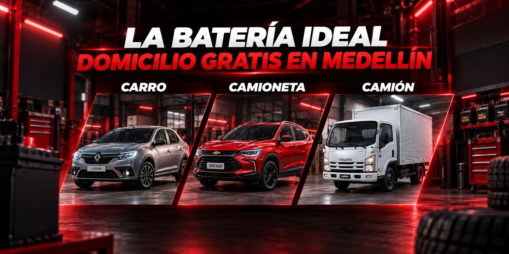 Baterías con garantía